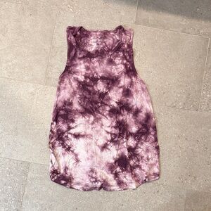 American Eagle Medium Eggplant Tie Dye Tank